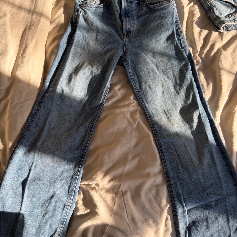 Mango Light Blue Denim Jeans